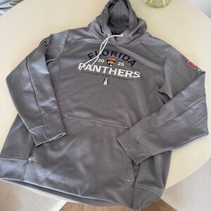 Fanatics Florida Panthers Gray Pullover Hoodie